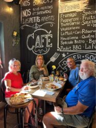 Dining with friends